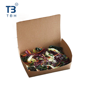 Boîte à lunch rectangulaire en papier kraft de bonne qualité, 900 ml, pour plats à emporter, idéale pour cafés, stands de restauration et événements - Vendeur Malaisie - Product Image 3