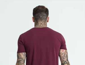 Camiseta de Cuello Redondo Personalizada con Logotipo para Hombre, Transpirable, de Secado Rápido, de Jersey de Poliéster con Spandex Suave, Ropa Deportiva Informal de Manga Corta - Product Image 5