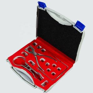 Kit de instrumentos dentales de goma para endodoncia, Kit de abrazaderas de marco de represa, 15 piezas - Product Image 3