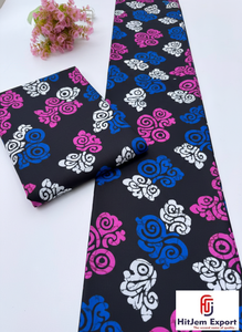 Tissu africain imprimé et Ankara 100% coton du Maroc pour robes et vêtements de mode - Product Image 5