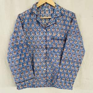 Nouvel arrivage : Ensemble de nuit en coton pour femme, magnifique pyjama indien imprimé à la main, 100 % coton - Product Image 4