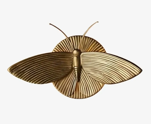 Antique <b>Gold</b> Metal Butterfly Wall <b>Decor</b> Decorative Butterfly Wall Hanging for <b>Living</b> <b>Room</b> Bedroom and Home Decoration - Product Image 2