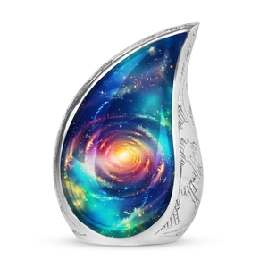 โกศรักษ์โลกทรงหยดน้ำ Galaxy สำหรับบรรจุอัฐิคน-ความจุ 220 คิวบิกอินช์ - Product Image 3