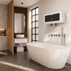 Chauffe-eau électrique à accumulation compact pour salle de bain, 30 litres, prix de gros usine vietnamienne, Rossi Touch Slim 30 - Product Image 4