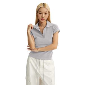 T-shirts polo pour femmes T-shirts polo élégants et respirants pour femmes avec tissu confortable extensible - Product Image 2