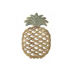 Rustic Silver Metal Deer Antler Wreath <b>Trivet</b> Heat Resistant Hot Pot Stand Table Protector - Product Image 4