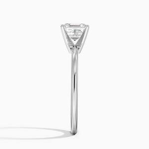 BOJ <b>Ring</b> 091 Asscher Cut 925 <b>Silver</b> Halo Stone Prong Setting <b>Solitaire</b> Diamond <b>Ring</b> 2ct D Color VVS1 Moissanite GRA Certified - Product Image 3