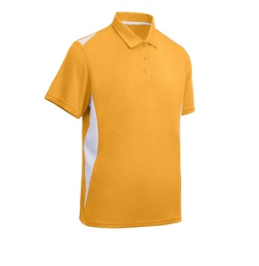Camisetas de polo de golf de 2 tonos para hombre con logotipo personalizado, camiseta atlética de rendimiento, polo deportivo transpirable de manga corta para golf que absorbe la humedad - Product Image 3