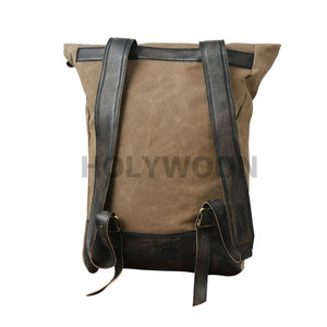 Made In Best Quality <b>Backpack</b> With Leather Straps And Bottom Panel Durable Unisex Casual Outdoor Bag 20-30L Capacity - Product Image 3