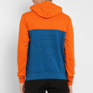 Sudadera con Capucha Personalizada de Primera Calidad para Hombre, con Texto y Gráficos Personalizados, Color Naranja y Azul, Sudadera de Forro Polar, Estilo Casual, para Invierno, Ropa Urbana - Product Image 2