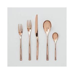 Stainless Steel Rose <b>Gold</b> Polished Cutlery Set Tableware Cutlery Set Use for Home and Restaurant - Product Image 1