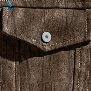 High Quality <b>Leather</b> <b>Vest</b> for <b>Men</b> Lightweight Winter Premium Finish Wind Resistant Durable Material for Riding Wholesale Buyers - Product Image 4