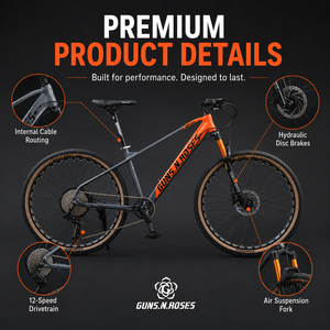 Vélo de montagne <span class=keywords><strong>VTT</strong></span> 27,5'' en gros avec cadre en aluminium, système de vitesses 12 rapports compatible et freins à disque hydrauliques - Product Image 3