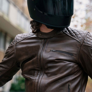 <b>Top</b> Quality Racing Gear Mens Fashion Genuine Leather Motorbike Jacket With Elbow Protector Motorcycle Jackets - Product Image 5