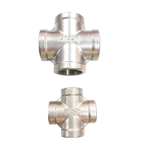 Raccords de tuyauterie croisés à 4 voies en acier inoxydable de 3 pouces, haute spécification, lisses, personnalisés OEM/ODM, solutions de plomberie de marque Chico pour - Product Image 1