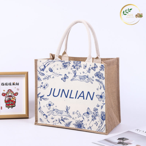 Handmade Natural Jute Messenger Bag with Strong Stitching <b>Adjustable</b> Strap Crossbody Shoulder Bag for Men and Women - Product Image 2