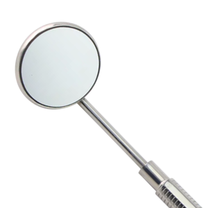 Poignée de miroir hexagonale solide avec tige simple et échelle de mesure, instrument dentaire en acier inoxydable certifié CE - Product Image 3
