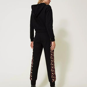 Ensemble de survêtement imperméable et respirant pour femme, personnalisé, qualité supérieure, en coton, veste zippée légère - Product Image 2