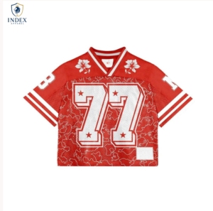 INDEX APPAREL เสื้อฟุตบอลแบบกำหนดเอง คอวี สีดำ สีน้ำเงิน ตาข่าย เบอร์ 24 แขนสั้น ผู้ชาย ระบายอากาศได้ดี ทุกฤดูกาล - Product Image 6