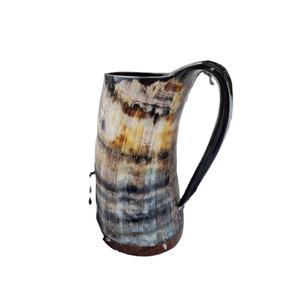 Taza de cerveza con cuerno de búfalo pulido, taza de cuerno Real para fines de regalo, taza de cuerno ecológica para bares de AALIYAN IMPEX - Product Image 1