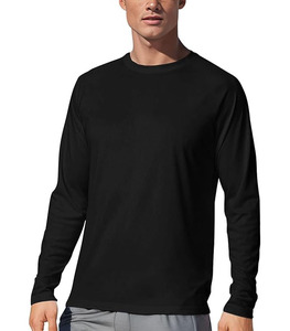 Sweat-shirt d'hiver à manches longues pour homme, 100 % coton molletonné, respirant et à séchage rapide, uni avec poche, idéal pour les entraînements en extérieur - Product Image 1