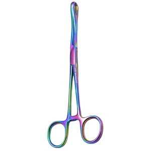 คีมโค้ง Ovum เครื่องมือทางการแพทย์สีรุ้ง - Product Image 1