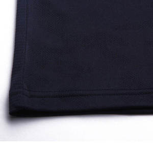 Men's Navy Blue <b>Soccer</b> Jersey Set Short Sleeve Crew Neck Moisture Wicking Polyester Adult Regular Fit Elastic Waist Solid Color - Product Image 4