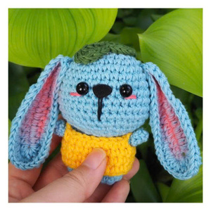 Animaux en crochet doux, jouet en peluche pour bébé, animaux en crochet faits main au Vietnam, poupée en laine pour enfants, cadeau de Noël, décoration du Nouvel An - Product Image 1