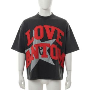 T-shirts vintage streetwear 2026 délavés à l'acide, imprimés graphiques personnalisés, 100 % coton, coupe ample et oversize pour hommes - Product Image 1