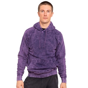 Custom Hoodie Vintage Washed Heavyweight Cotton Oversized <b>Pullover</b> Blank <b>Mens</b> Streetwear Custom Hoodie - Product Image 1