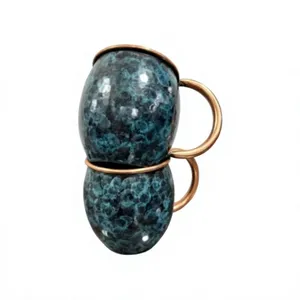 <b>Copper</b> <b>Mug</b> With Hammered Texture And Handle Vintage Style Solid Metal Drinking Cup Premium Hammered <b>Copper</b> <b>Mug</b> Handmade - Product Image 2