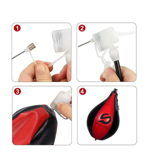 Nouveau modèle de ballon de frappe rapide double extrémité réglable en hauteur, durable, pour entraînement de gym, MMA et boxe, avec options personnalisables - Product Image 4
