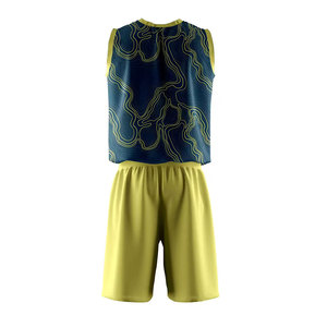 Tenue de volley-ball pour hommes, respirante et anti-transpiration, maillot et short pour volley-ball en salle et en extérieur - Product Image 6
