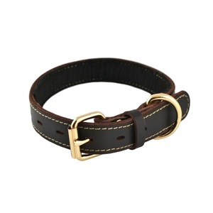 Genuine Leather Dog <b>Collar</b> with Classic Timeless Design from Divine International - Product Image 4