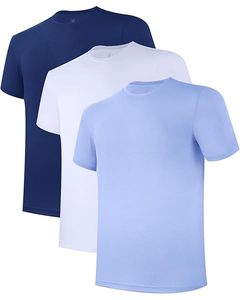 เสื้อยืดแขนสั้นผู้ชายสีดำขาว พิมพ์ลายแบบซับลิเมชั่น ทรงปกติ แห้งเร็ว สวมใส่สบาย คอกลม ผ้าถัก ระบายอากาศได้ดี - Product Image 1