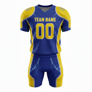 Conjunto de Uniforme de Fútbol Americano de Secado Rápido, Antibacterial y Anti-UV, con Logotipo en la Parte Delantera - Product Image 4