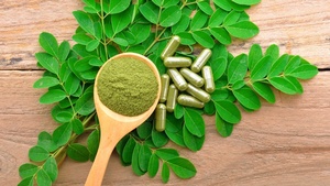 Polvo de Hoja de Moringa Silvestre, Extracto Herbal Grado A, Marca IGC, 99% Puro, en Envase de Plástico, Tambor o Botella, para Suplementos Dietéticos - Product Image 2