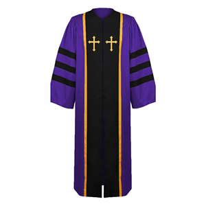 Robe de Prêtre Médiévale à Capuche de Haute Qualité pour Halloween, Costume Unisexe de Juge, Robe de Chœur pour Adultes, Idéale pour le Cosplay en Église - Product Image 5