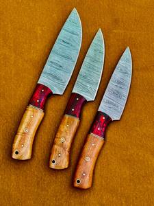 THEWIZ CRAFTS Couteau de cuisine en acier au carbone, robuste, durable, fait main, écologique, compatible lave-vaisselle, manche ergonomique, forgé à la main - Product Image 2