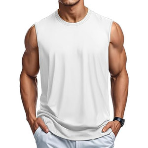 เสื้อกล้ามออกกำลังกายผู้ชาย ผ้าฝ้าย ซับเหงื่อ ระบายอากาศ เหมาะสำหรับเล่นกีฬา ฟิตเนส เพาะกาย ใส่ได้ในฤดูร้อน - Product Image 1