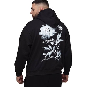 Men's Winter Hoodie 100% Cotton Pullover <b>Sweatshirt</b> Customizable Logo Design Windproof Breathable High Quality - Product Image 1