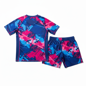 Camiseta Deportiva de Manga Corta para Hombre, Elástica en 4 Direcciones, para MMA y BJJ, OEM, Satinada, Informal, Transpirable, Antibacteriana, UPF50+, de Secado Rápido - Product Image 2