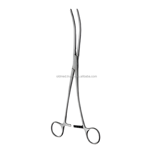 Pinzas para Aorta FITZGERALD Ligeramente Curvadas con Mordazas COOLEY |   Instrumentos OldMed - Product Image 1