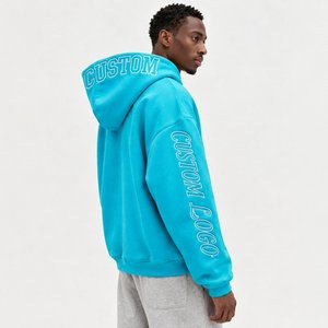 Sudadera con Capucha Extra Grande para Hombre, Diseño Artístico con Letras Personalizadas, Bordado 3D Premium, Estilo Urbano - Product Image 2