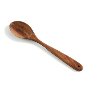 Cuchara de madera de olivo ecológica con mango largo, elegante utensilio de cocina para cocinar y servir, cuchara muy vendida. - Product Image 5