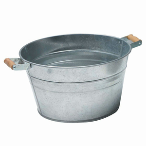 Cubo de agua de acero inoxidable al por mayor, cubo metálico con asa para el hogar, granja, bar, camping, cubo galvanizado a precio asequible - Product Image 2