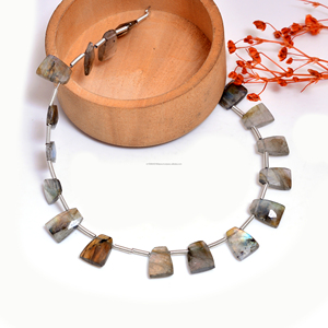 Incroyable Labradorite naturelle élégante de qualité supérieure à facettes en forme de fantaisie perles de pierres précieuses utilisées pour la fabrication de bijoux de cadeaux de festival - Product Image 2