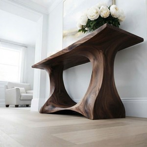 Luxali Eco-Friendly Durable Easy Clean Handmade <b>Wooden</b> Console <b>Table</b> Modern Farmhouse Masterpiece Meticulously Handcrafted Solid - Product Image 2