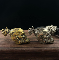 Cuentas de Latón con Forma de Cuchillo Orc de Warcraft, Estilo Punk, para EDC, Actividades al Aire Libre, DIY, Cordón de Paracord, Colgante, Pulseras de Cuerda para Paraguas, Accesorios