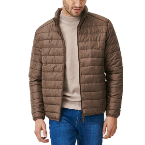 Manufacturer High Quality Men's Long Sleeve Winter Jacket Wholesale Bubble Thick Puffer Coat Stand Collar <b>Pattern</b> Decoration Fle - Product Image 3